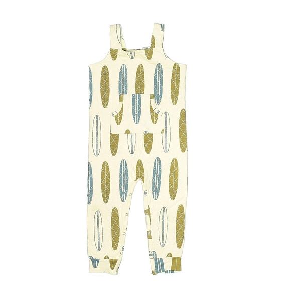 Kate Quinn Surfboards Organic Cotton Overalls Size 2T - Picture 1 of 3
